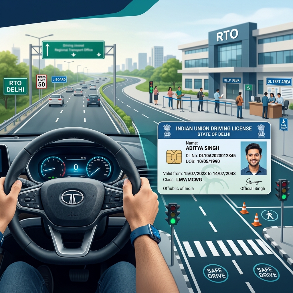 How to Apply for Driving License Online in India 2026 — From LL to Permanent DL