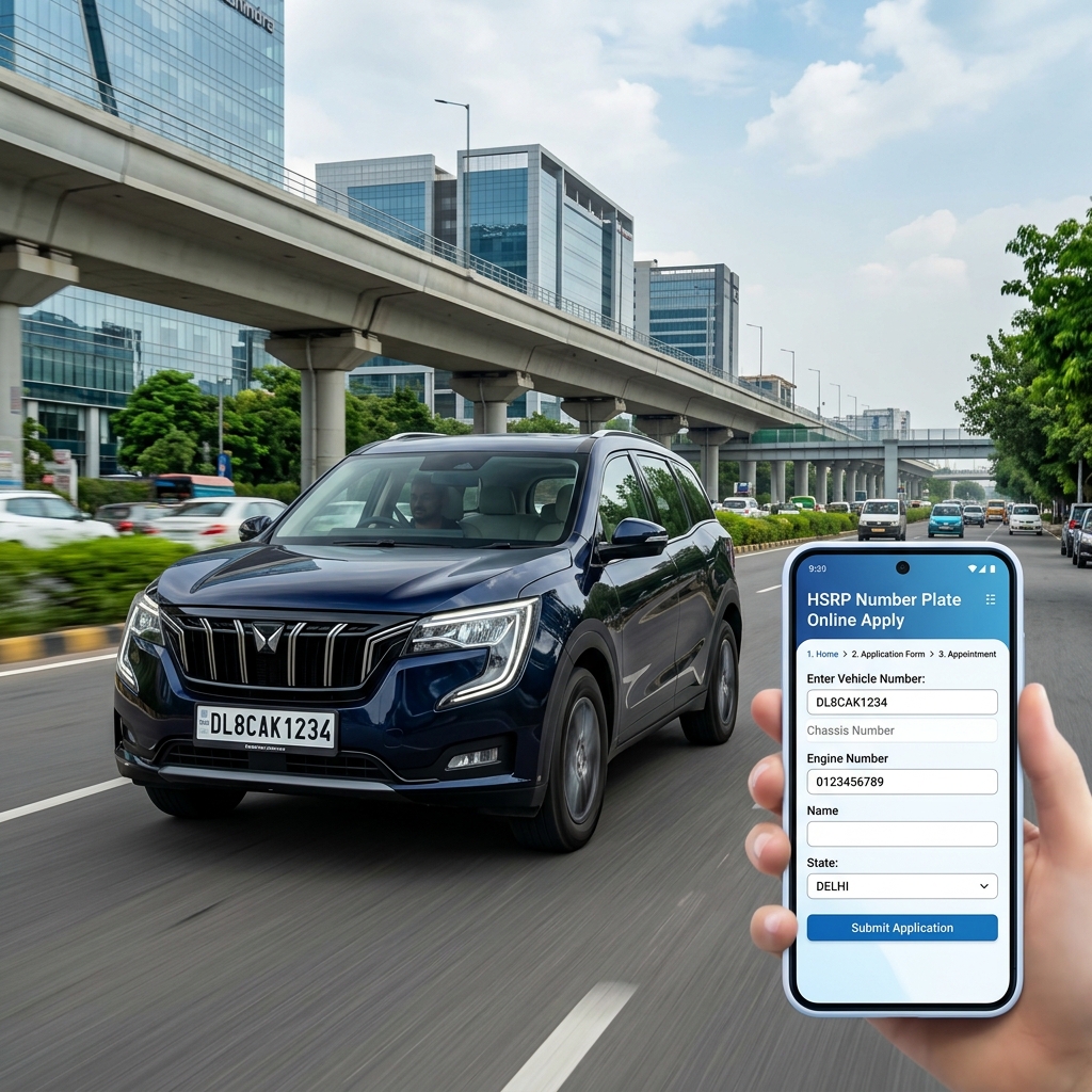 HSRP Number Plate 2026: Online Apply, Price, Challan, Status — Complete Guide