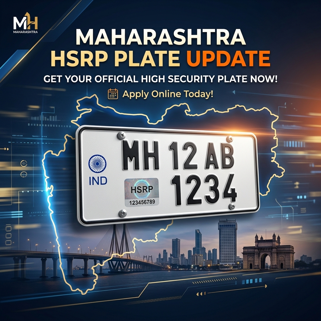 Maharashtra HSRP Update (August 2026): Deadline Expired, RTO Services Blocked — Apply Now!