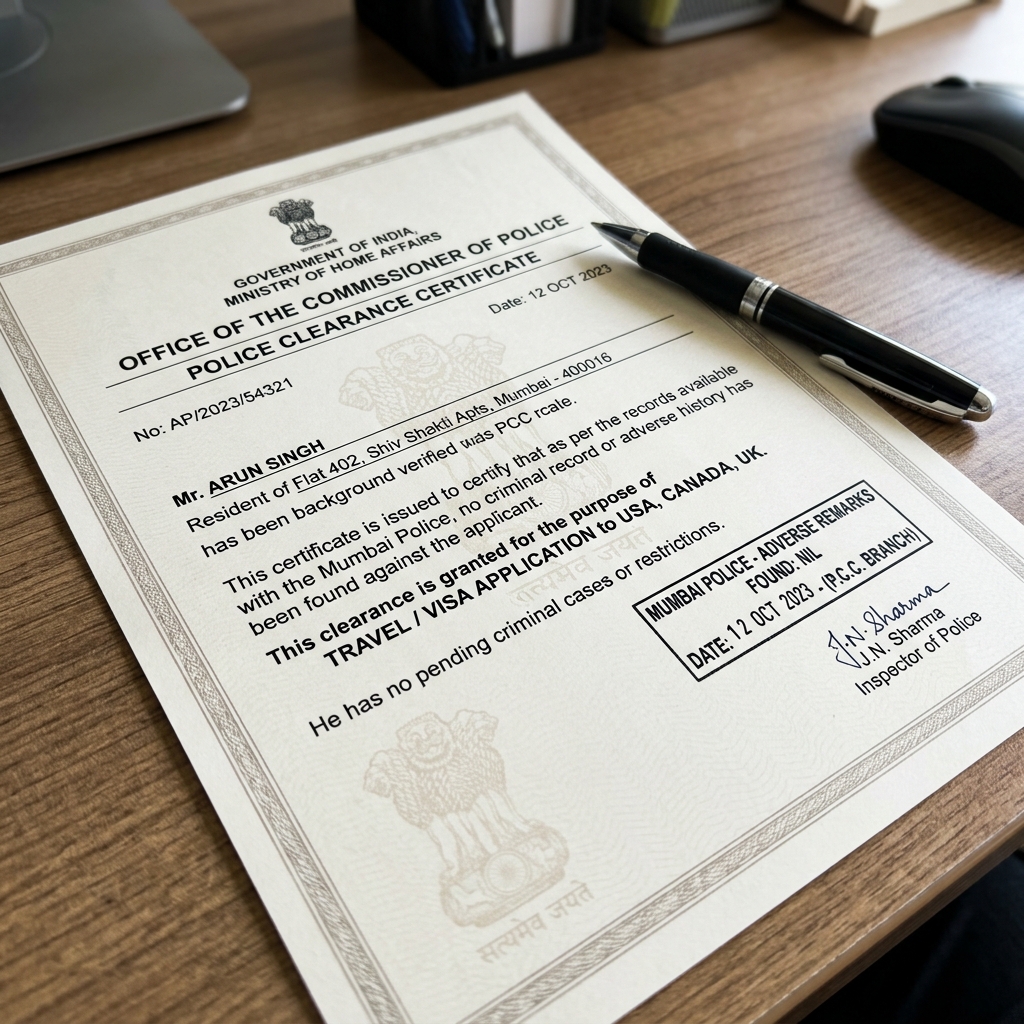 How to Apply for a Police Clearance Certificate (PCC) Online in India (2026 Guide)