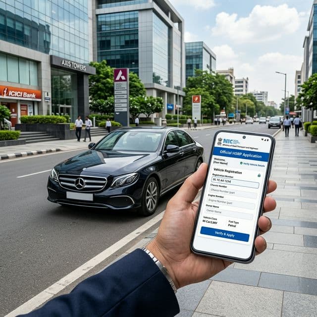 HSRP Number Plate Online Apply (2026): A Complete Guide to Avoid ₹10,000 Traffic Challan