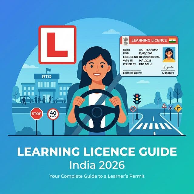 How to Apply for Learning Licence Online in India 2026 — Complete Step-by-Step Guide