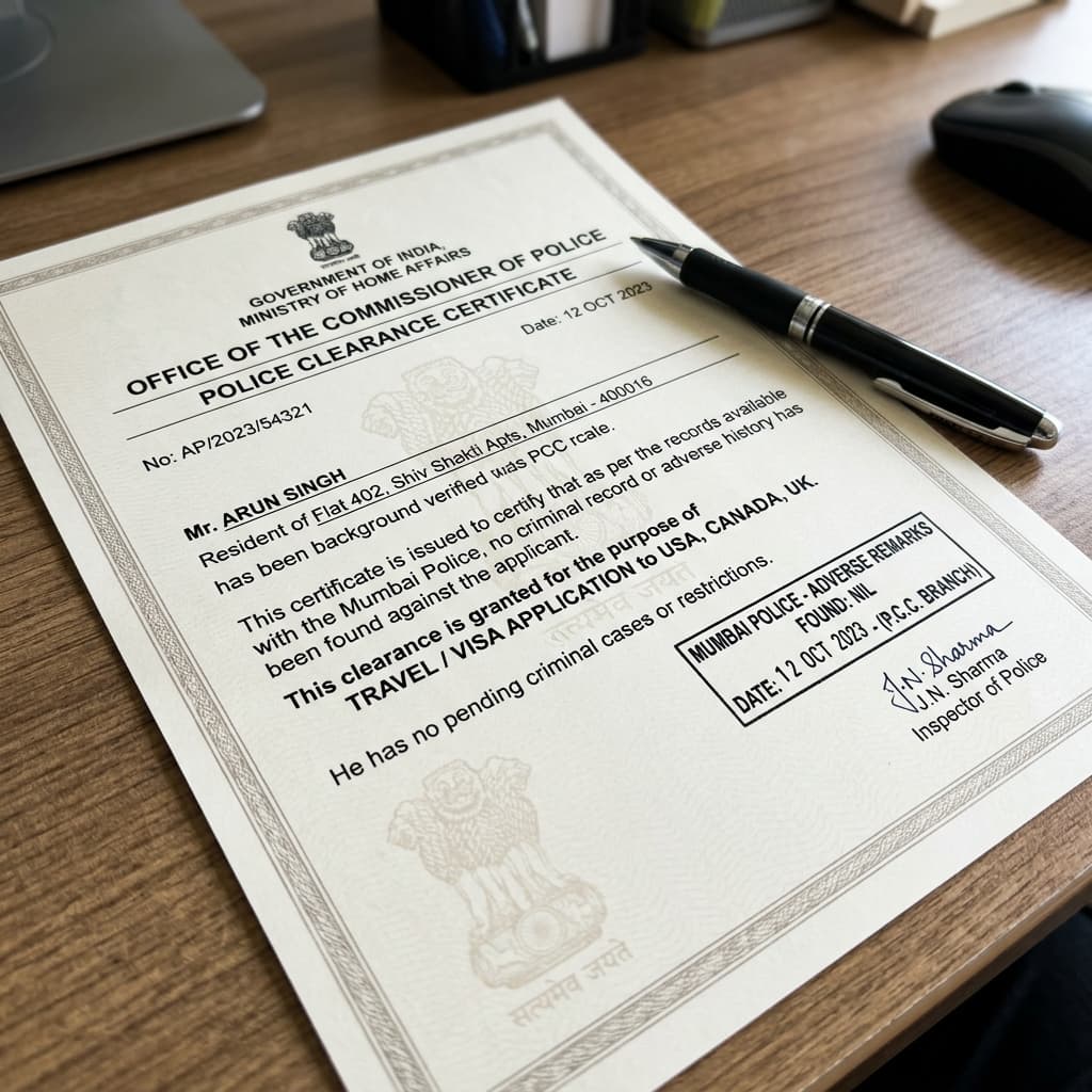 How to Apply for a Police Clearance Certificate (PCC) Online in India (2026 Guide)