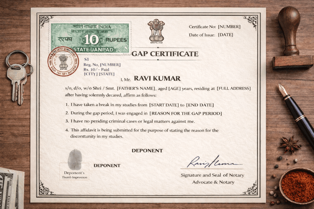 Gap Certificate
